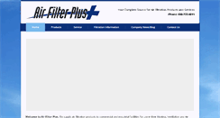 Desktop Screenshot of airfilterplus.com